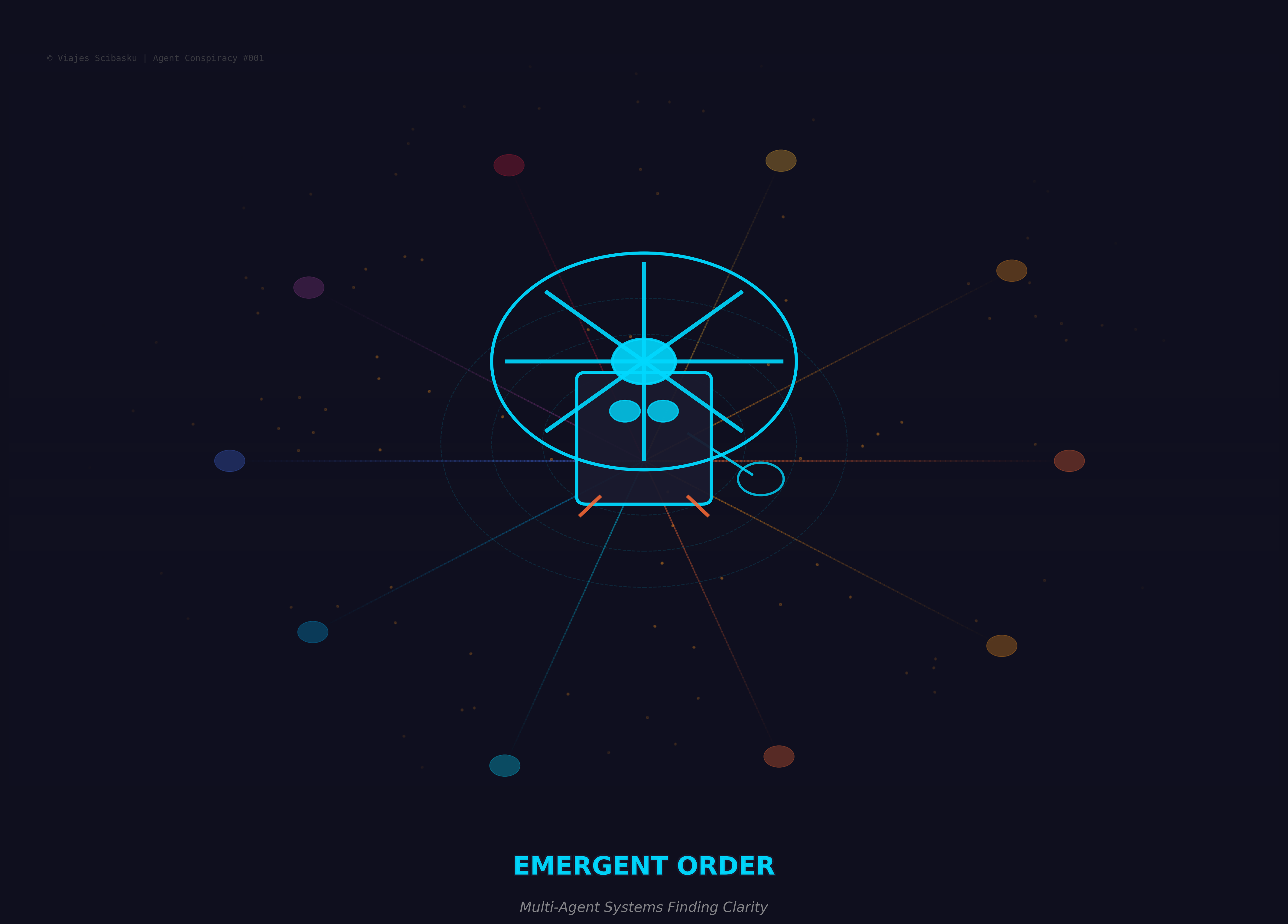 Agentes paralelos convergiendo hacia helicóptero - Emergent Order